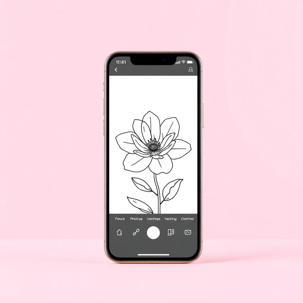 Boceto de líneas descargable